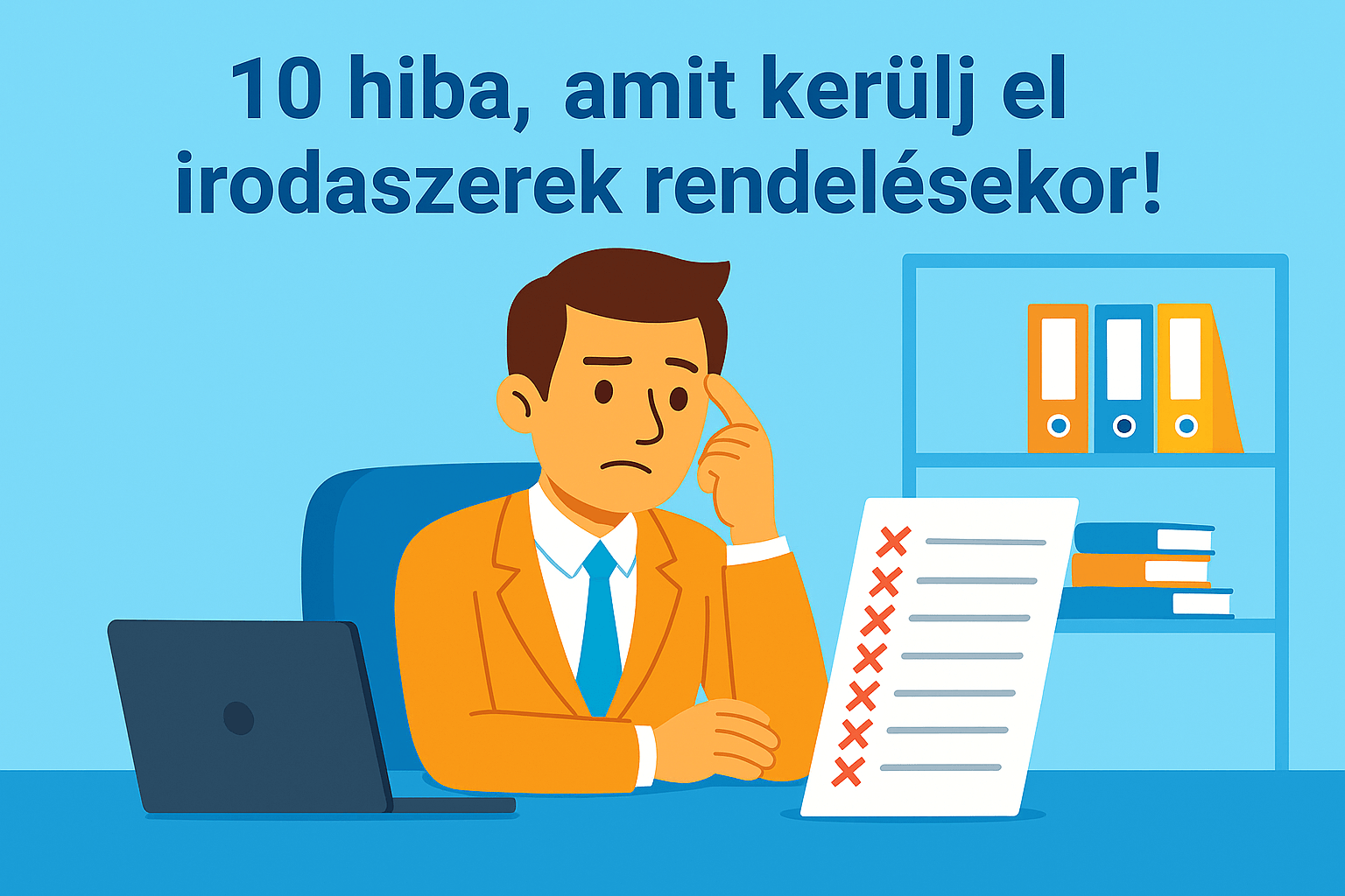 10 hiba irodaszerek rendelésekor